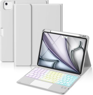 Hamile iPad Air 11" M4/M3/M2 Keyboard Case, Grey