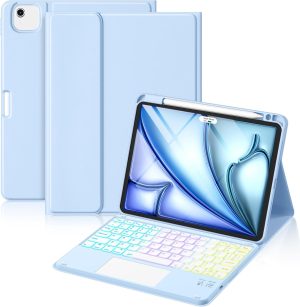 Hamile iPad Air 11" / Pro 11" Keyboard Case, Sky Blue