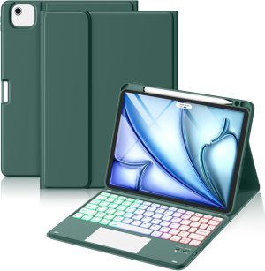 Hamile iPad Air 11" / Pro 11" Keyboard Case, Pine Green
